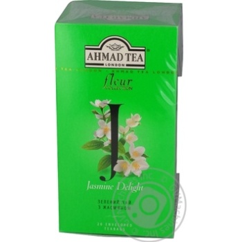 Tea Ahmad with jasmin green packed 20pcs 36g - buy, prices for MegaMarket - photo 1