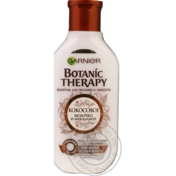 Шампунь Garnier Botanic Therapy Кокосове молоко та макадамія 250мл купити, ціни на МегаМаркет - фото 1