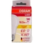Лампа Osram LED 10,5W 2700К Е27 світлодіодна x6