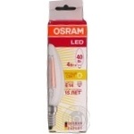 Лампа Osram LED B40 4W/830 CL  E14 світлодіодна x6
