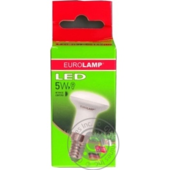 Лампа EUROLAMP LED CL 5W E14 3000K купить, цены на МегаМаркет - фото 1