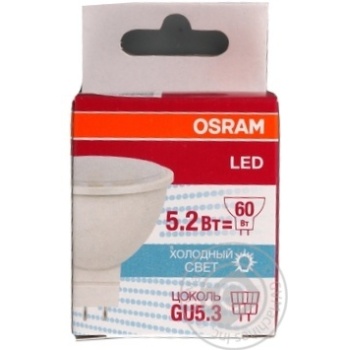 Osram LED Lamp MR16 60 5.2W/840 GU5.3 - buy, prices for - photo 1