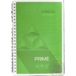 Зошит на пружині PRIME А5 96л. клітка салатовий BUROMAX