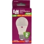 Лампа ELM Led B60 12W PA10 E27 3000 18-0094
