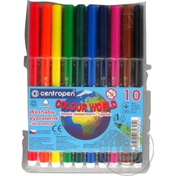 Набор фломастеров Centropen 10шт купить, цены на МегаМаркет - фото 3