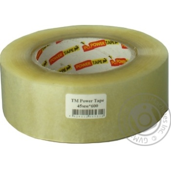 Скотч пакувальний Power Tape Standart прозорий 45*600 купить, цены на МегаМаркет - фото 1