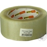 Скотч пакувальний Power Tape Standart прозорий 45*400 х6