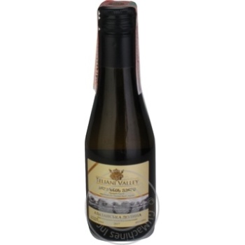 Wine Alazani valley white semisweet 12% 187ml glass bottle Georgia - buy, prices for MegaMarket - photo 1