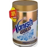 Пятновыводитель и отбеливатель для тканей Vanish Gold Oxi Action Кристальная белизна порошкообразный 625г
