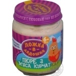 Пюре Ложка в ладошке з м’яса курчат 100Г