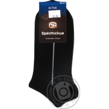 Brest Active Men's Ultrashort Black Socks Size 25 40-41 - buy, prices for - photo 3