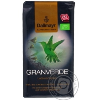 Кава мелена Dallmayr Granverde bio 250г купити, ціни на МегаМаркет - фото 1