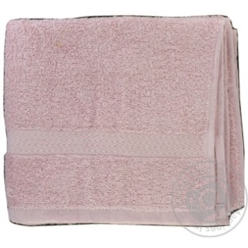 Towel pink terry - buy, prices for MegaMarket - photo 1