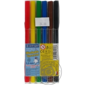 Markers Centropen 6colors 6pcs - buy, prices for MegaMarket - photo 1