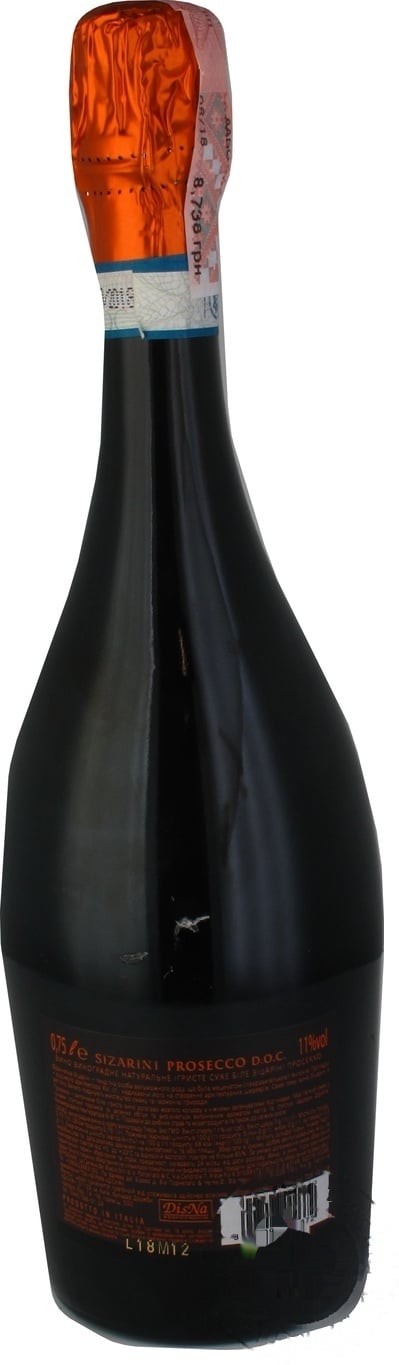 

Шампанское Sizarini Prosecco DOC белое сухое 11.5% 0,75л