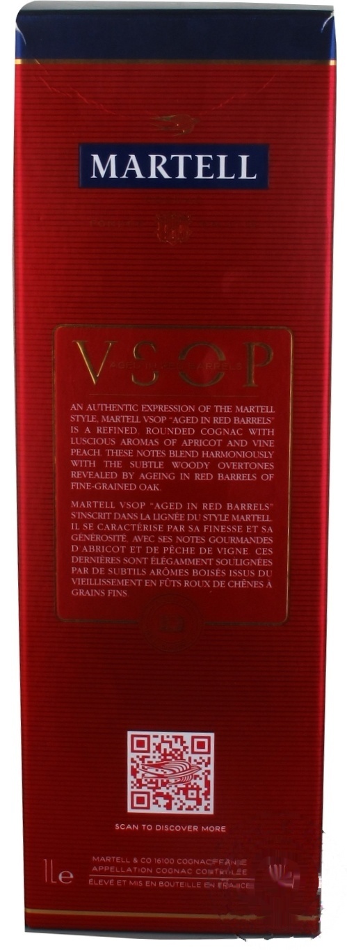 

Коньяк Martell VSOP 40% 1л