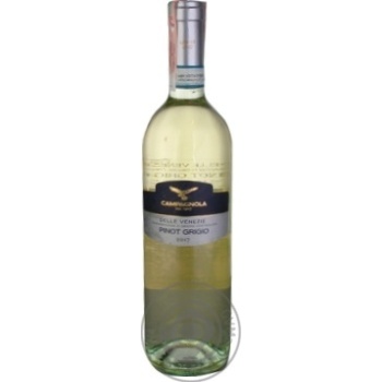 Вино Campagnola Pinot Grigio біле сухе 0.75л купити, ціни на МегаМаркет - фото 1
