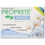 Порошок пральний Proprete White для білих речей концентрований безфосфатний 1кг