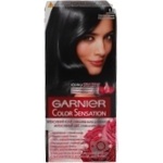 Color Garnier Sensation black for hair