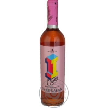 Wine Inkerman pink semisweet 9-13% 700ml glass bottle Ukraine - buy, prices for MegaMarket - photo 1