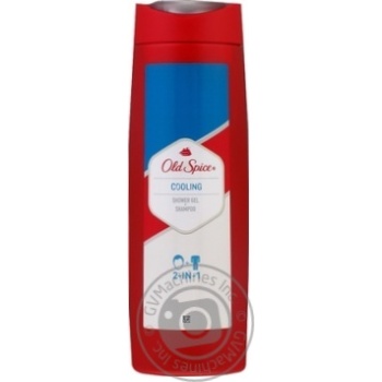 Гель для душу Old Spice + Шампунь 2в1 Охолоджуючий 400мл х6 купить, цены на МегаМаркет - фото 1