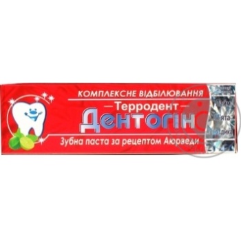 Toothpaste Dentogin with clove 100g - buy, prices for MegaMarket - photo 1