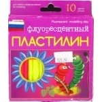 Пластилін Промінь флуоросцентний 10цв 132г х30