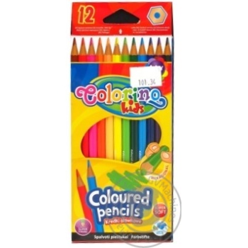 Pencil Colorino 12colors for drawing - buy, prices for MegaMarket - photo 1