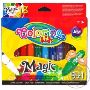 Фломастери магічні 10 кольорів COLORINO купити, ціни на МегаМаркет - фото 1