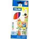 Олівці Milan кольорові 12шт Art.80012 х12