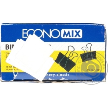 Economix Binders 12pcs*19mm - buy, prices for MegaMarket - photo 1