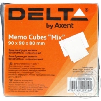 Paper Delta for notes - buy, prices for MegaMarket - photo 1