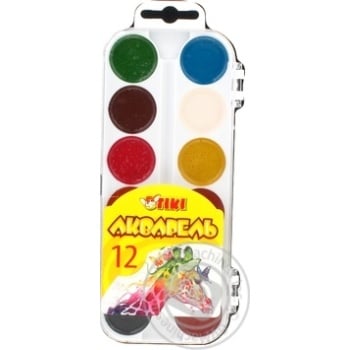 Water-colour 12colors for drawing - buy, prices for MegaMarket - photo 1