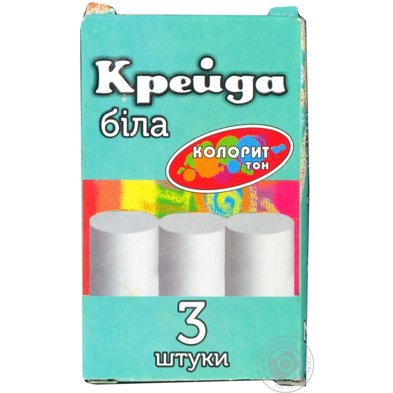 

Крейда Колорит біла 3шт