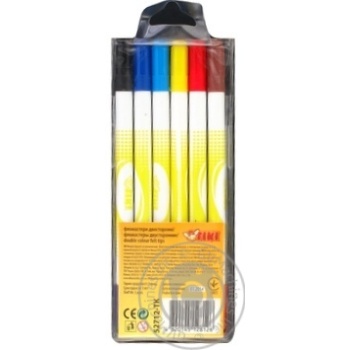 Tiki Two-Sided Felt-Tip Pens 12 Colors 6pcs - buy, prices for - photo 2