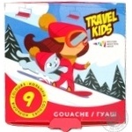 Гуаш Гама Н TRAVEL KIDS 9кол/20мл 180мл х16