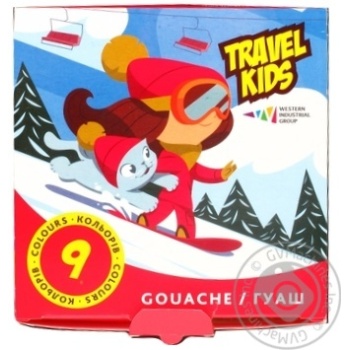 Gouache 9colors 180ml - buy, prices for MegaMarket - photo 1