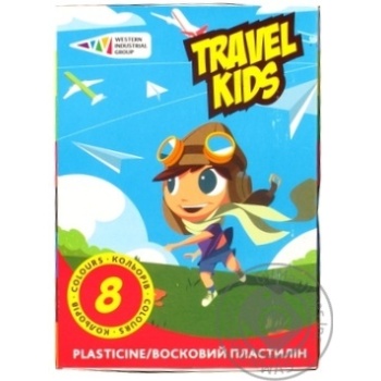 Восковий пластилін Travel Kids 8 кол арт.331009/ТК х24 купити, ціни на МегаМаркет - фото 1