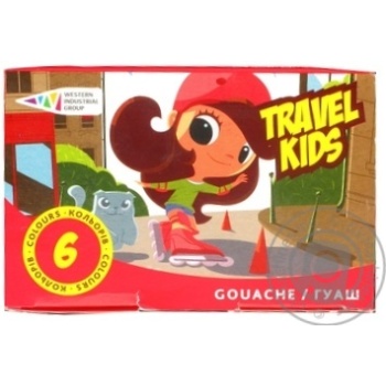 Gouache 6colors 120ml - buy, prices for MegaMarket - photo 1