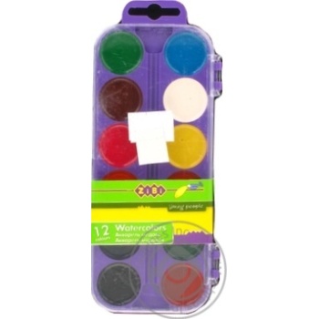 Water-colour Zibi 12colors - buy, prices for MegaMarket - photo 1