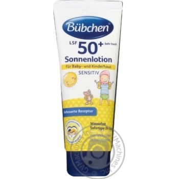 Молочко Bubchen сонцезахисне 50+ 100мл х8 купить, цены на МегаМаркет - фото 3