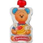 Пюре Bambolina 90 г д/пак. Яблуко та банан