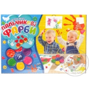 Danko Toys Finger Paint Set for Creativity - buy, prices for ULTRAMARKET - photo 1