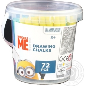 Крейда для малювання Despicable me арт. MLM72L_EN купити, ціни на МегаМаркет - фото 1