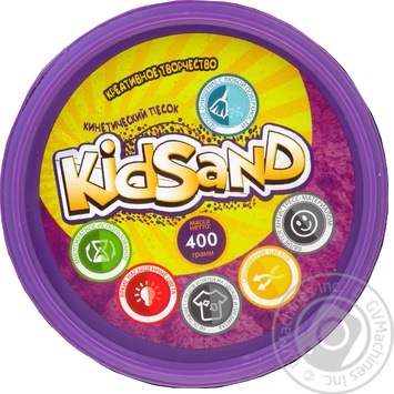 Іграшка KidSand Кінетичний пісок 400г Art.KS-01-06 x6 купить, цены на МегаМаркет - фото 1
