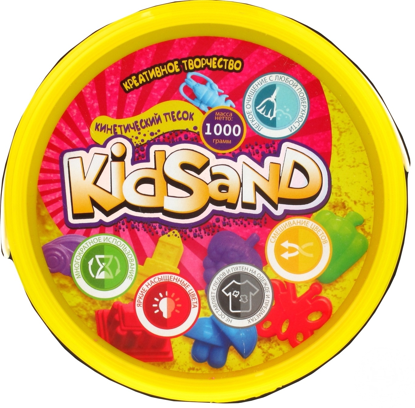 

Набор для лепки Danko Toys KidSand Кинетический песок 1кг