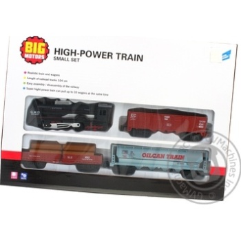 Big Motors Railway with 3 Carriages Toy Set - buy, prices for ULTRAMARKET - photo 5