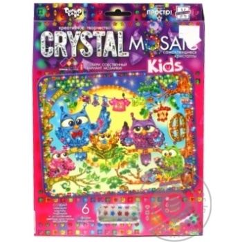 Набор для творчества Danko Toys Crystal Mosaic Kids - купить, цены на МегаМаркет - фото 1