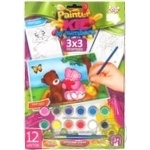Іграшка Набір творчості Розмальовки по № Painter kids