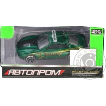 Іграшка машина Автопром 1:64 Поліція метал. 7635KI купити, ціни на МегаМаркет - фото 1